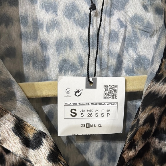 Zara Brown and Black Wrap Bodysuit Top - Picture 3 of 5